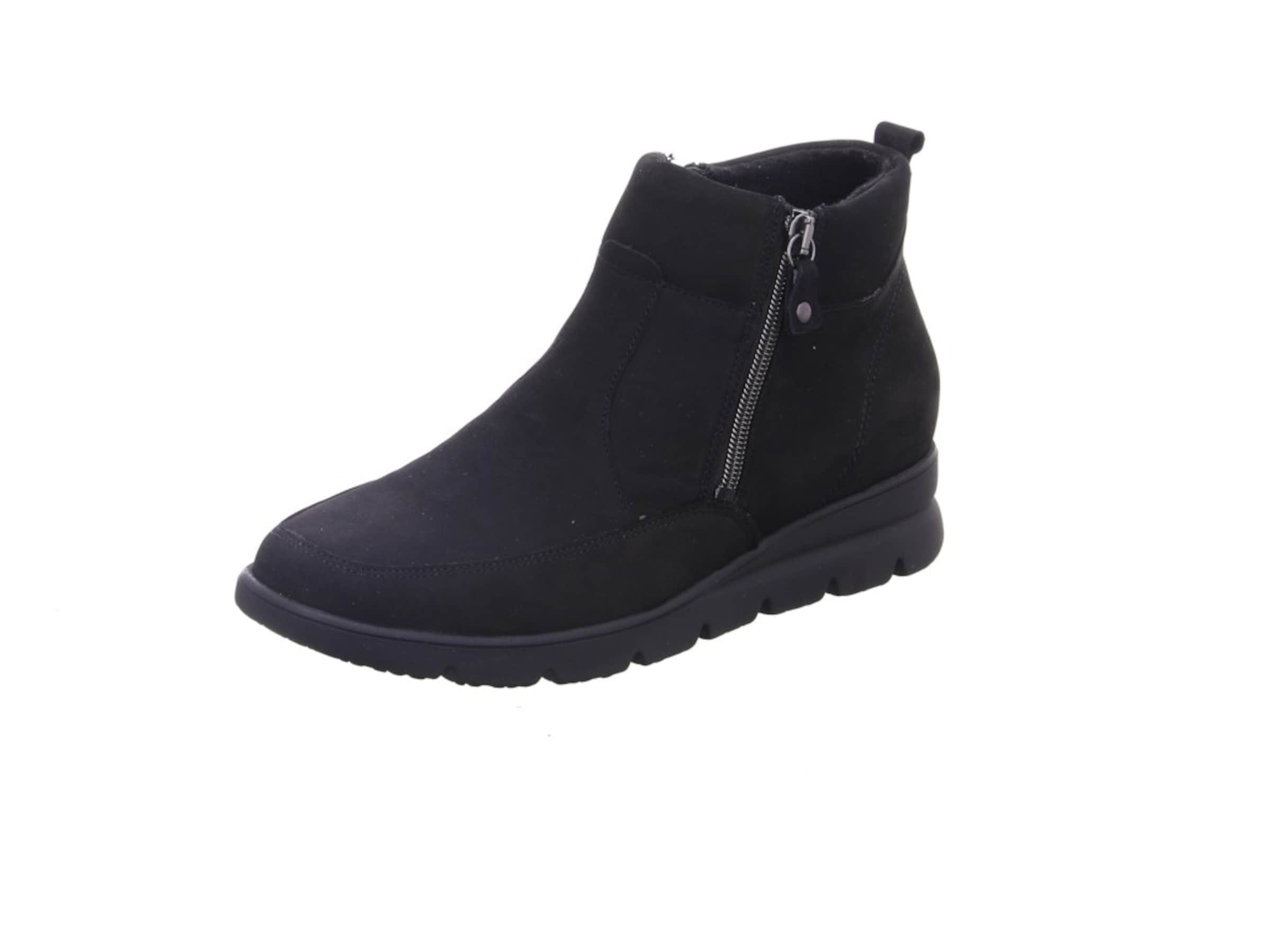 WALDLÄUFER Enkellaarsjes in Zwart: voorkant