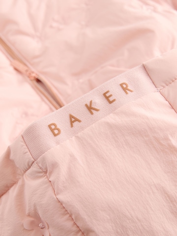 Baker by Ted Baker Pitkä takki värissä vaaleanpunainen