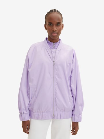 Veste mi-saison TOM TAILOR DENIM en violet : devant