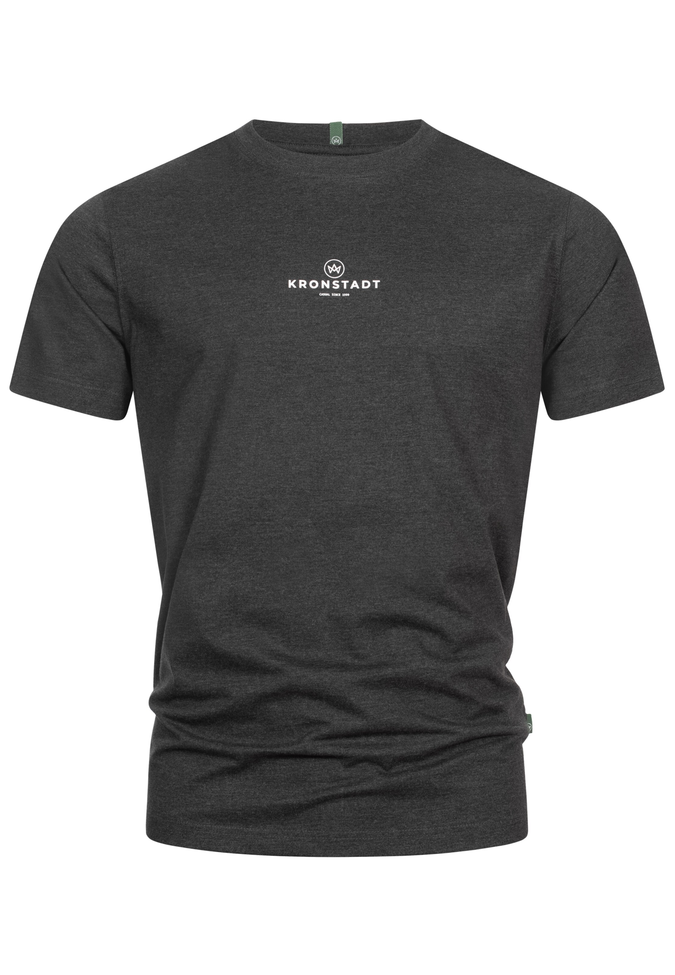 Kronstadt Shirt 'Conrad' in Grijs: voorkant