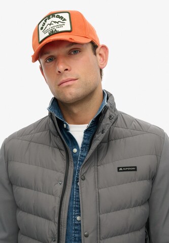 Superdry Cap in Orange: front