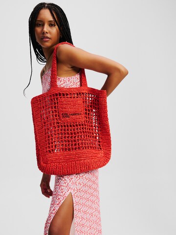 KARL LAGERFELD JEANS Shopper in Red: front