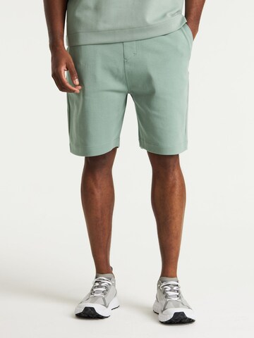 CHASIN' Regular Trousers ' State.S Scuba ' in Green: front