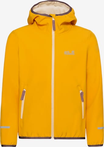 JACK WOLFSKIN Outdoor jacket in Yellow: front