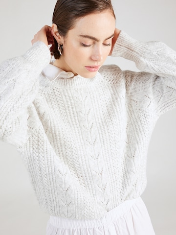 Pull-over QS en blanc