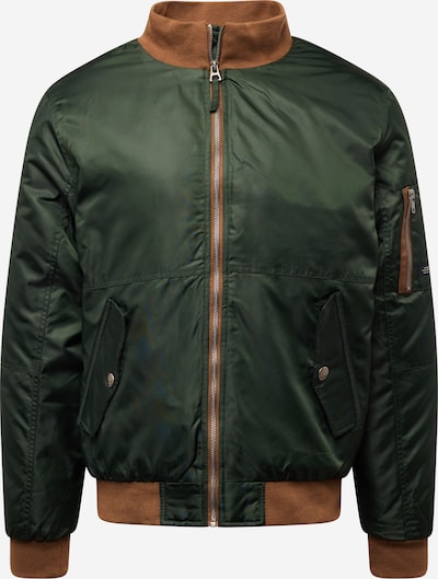 BLEND Starpsezonu jaka, krāsa - brūns / tumši zaļa, Preces skats