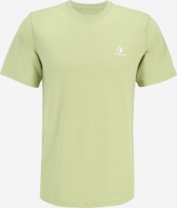 žalia CONVERSE Marškinėliai: priekis