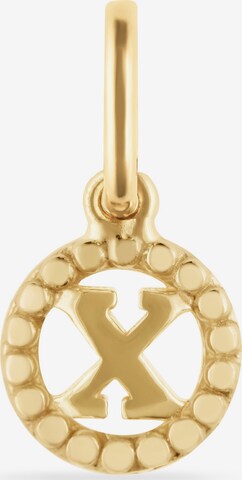 FAVS Pendant in Gold: front