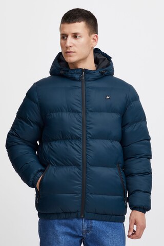Veste mi-saison BLEND en bleu : devant