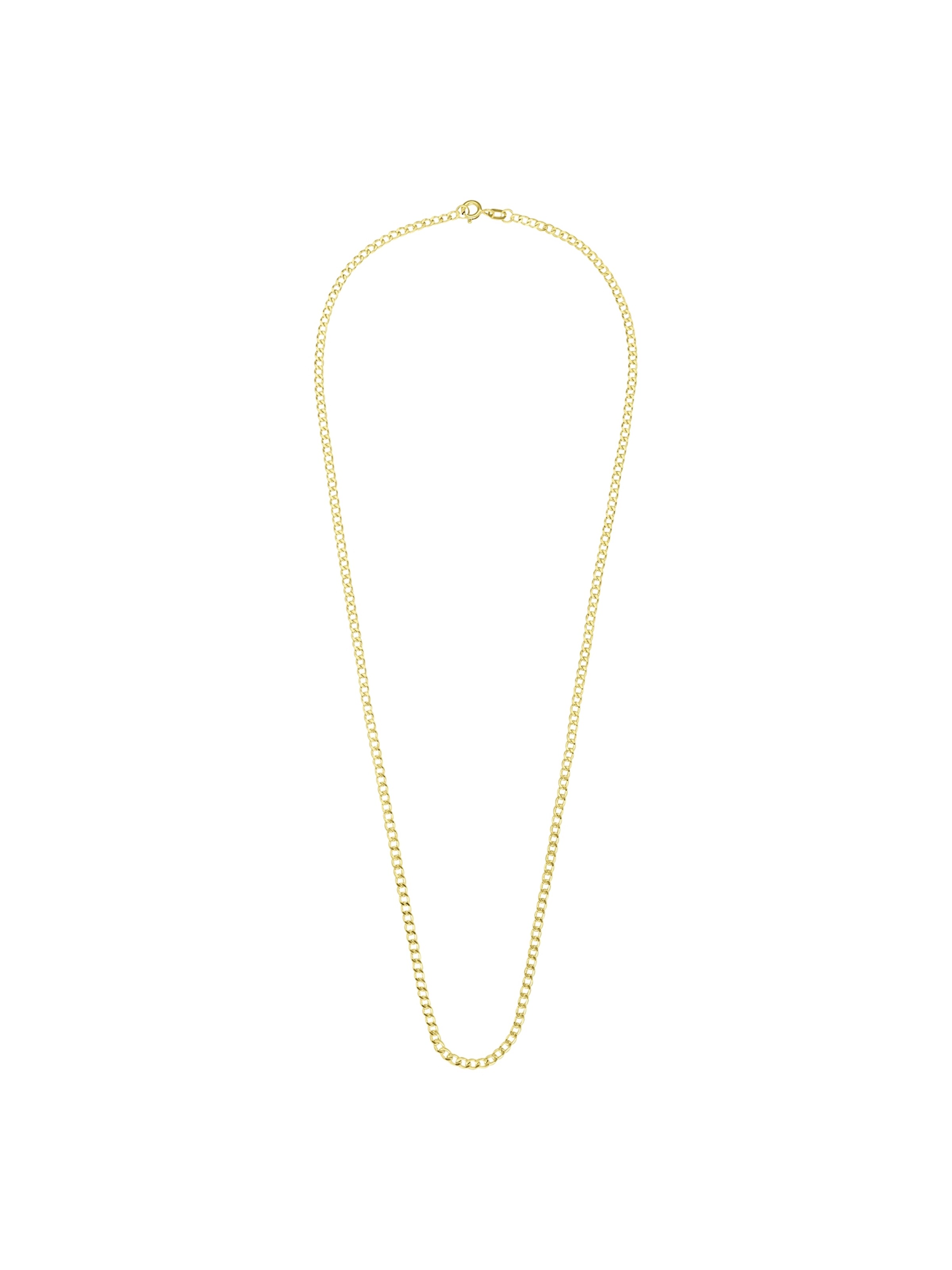 Lucardi Ketting 'Klassisch' in Goud: voorkant