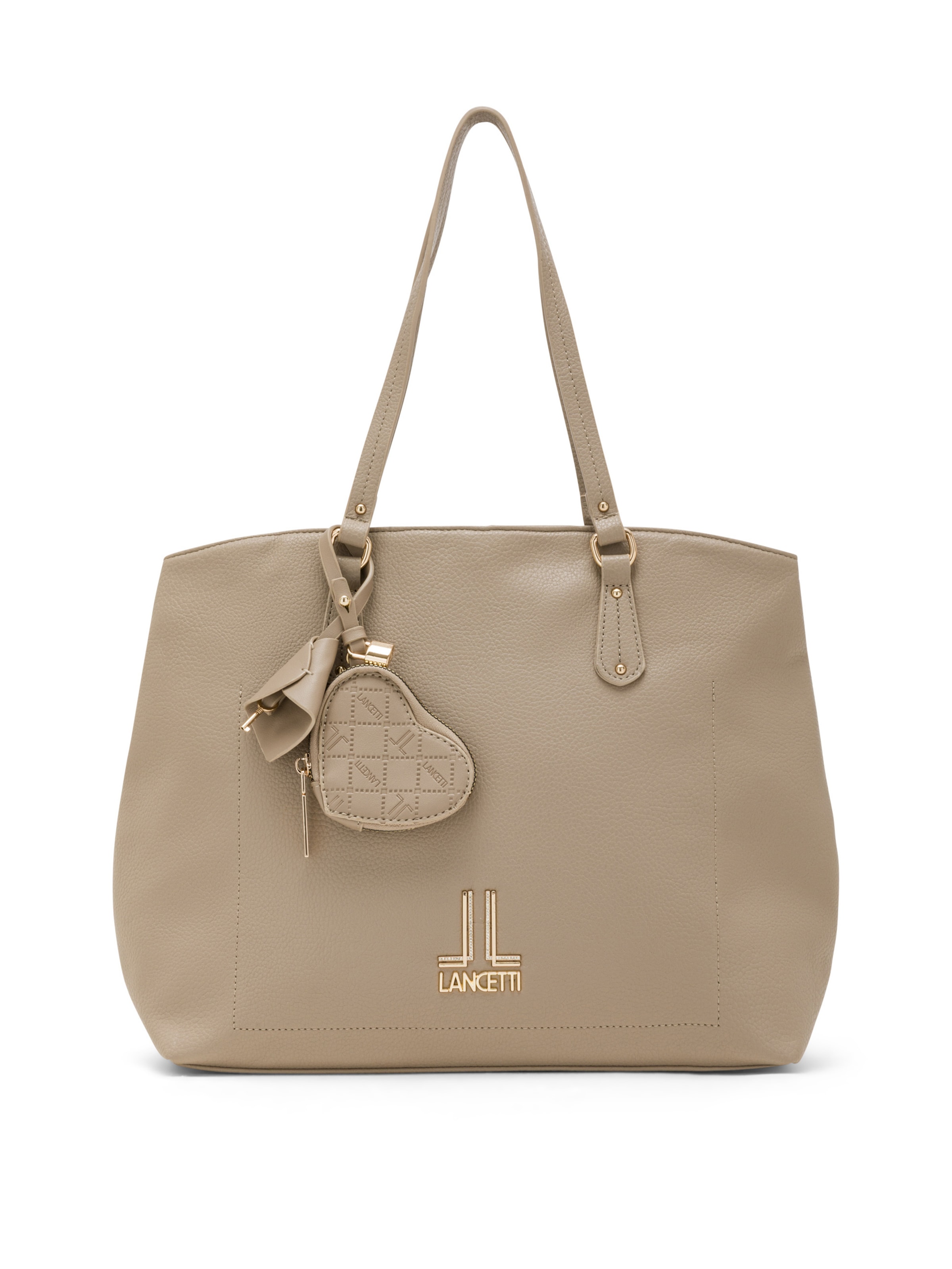 Lancetti Shopper 'Delphville 1' in Beige: front