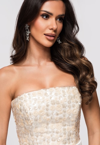 Ombre Evening dress in Beige