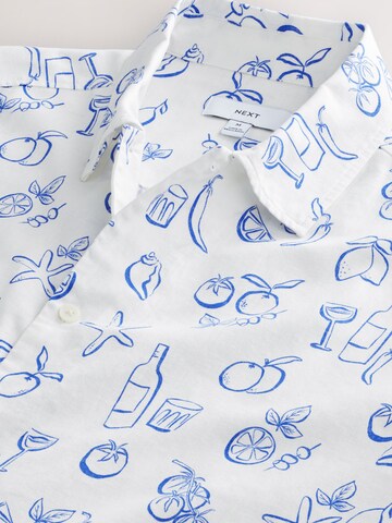 Next Regular fit Button Up Shirt in White