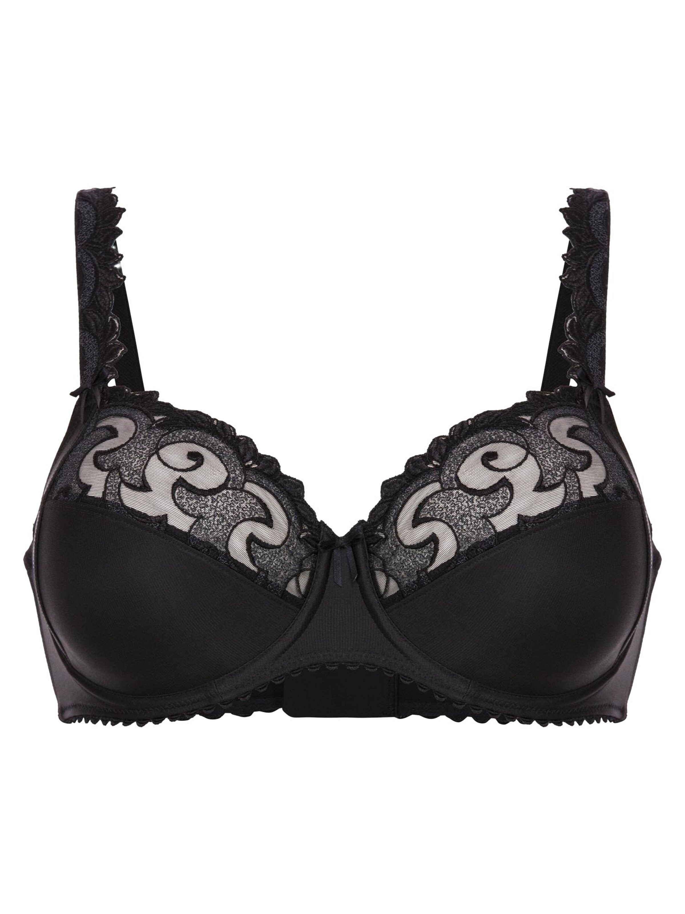 FELINA Minimiser Bra 'Rhapsody' in Black: front