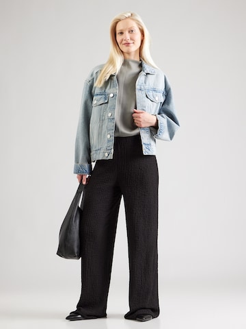 ABOUT YOU Bő szár Nadrág 'Nalani' - fekete