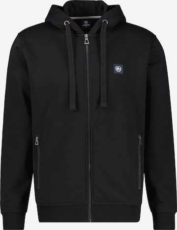 LERROS Sweatvest in Zwart: voorkant