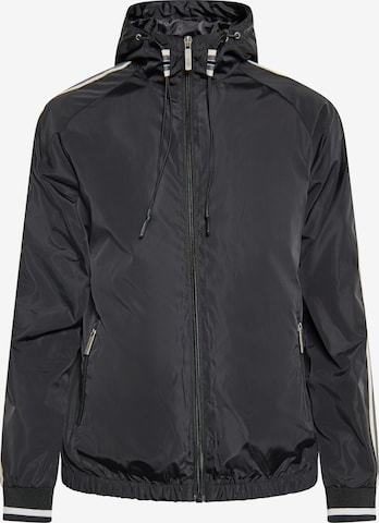 Mo ATHLSR Between-Season Jacket in Black: front