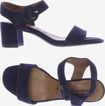 TAMARIS Sandals & High-Heeled Sandals in 37 in Blue: front