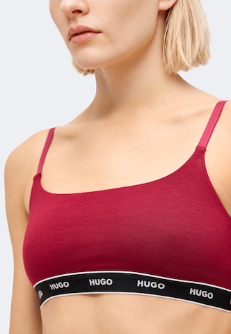 HUGO - Bustier Sujetador en rojo