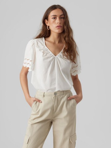 VERO MODA - Blusa 'SIV' en blanco