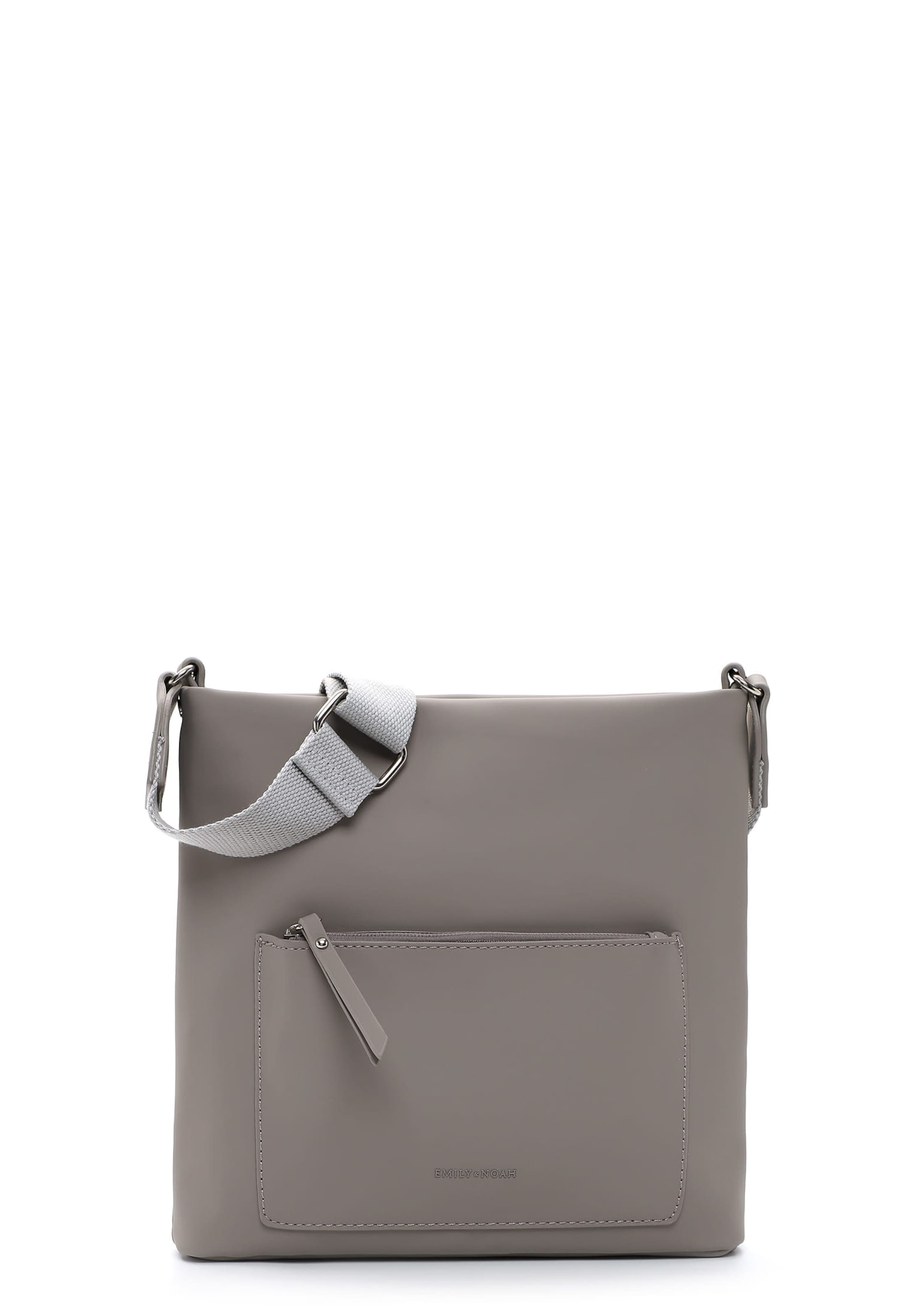 Emily & Noah Skuldertaske 'Elli' i grå: forside