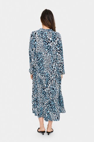 SAINT TROPEZ Blousejurk 'EdaSZ' in Blauw
