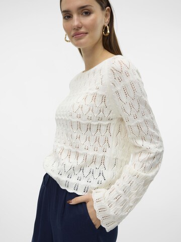 VERO MODA Pullover i hvid