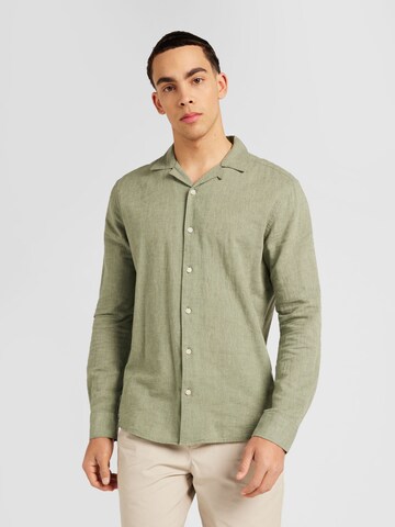 Only & Sons Regular fit Overhemd 'CAIDEN' in Groen: voorkant