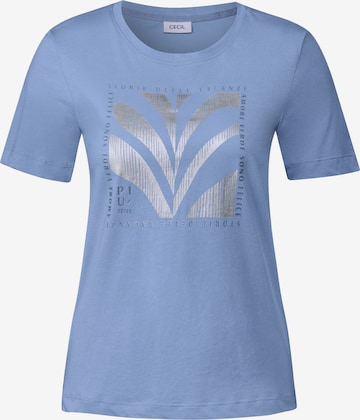 CECIL T-Shirt in Blau: Vorderseite