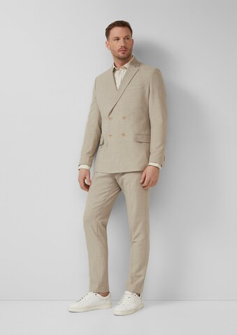 s.Oliver BLACK LABEL Regular Fit Hemd in Beige