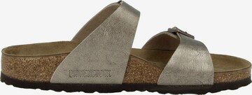 BIRKENSTOCK Pantolette 'Sydney' in Silber