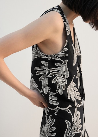 MANGO Vest 'Ginger-H' in Black