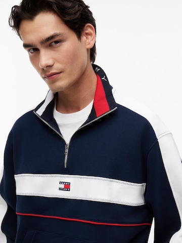 Tommy Jeans Mikina - Modrá