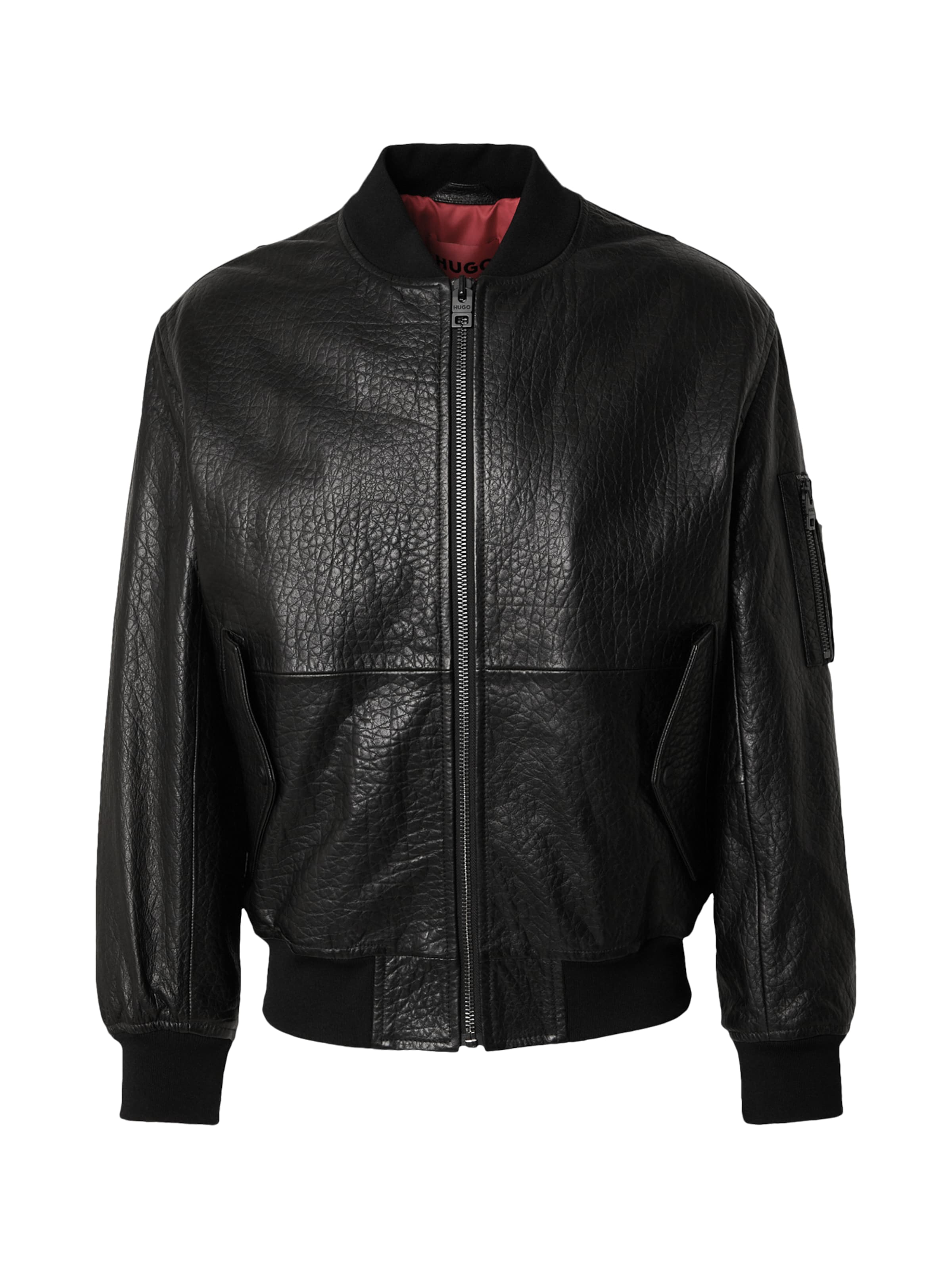 Giacca invernale 'Lude' di HUGO in nero: frontale