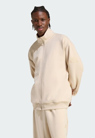 Sweat de sport 'Soft Lux' ADIDAS SPORTSWEAR en beige : devant