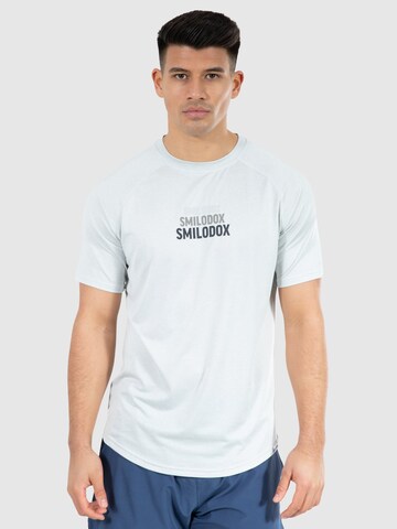 T-Shirt fonctionnel Smilodox en gris : devant