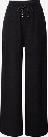 VIERVIER Wide leg Trousers 'Esther' in Black: front