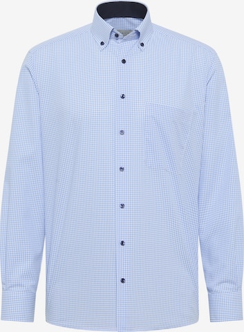 ETERNA Comfort fit Button Up Shirt in Blue: front