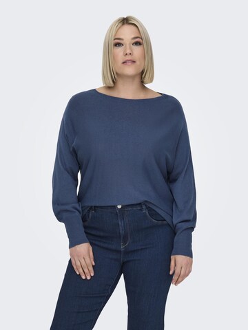 Pull-over 'CARAIDA' ONLY Carmakoma en bleu : devant