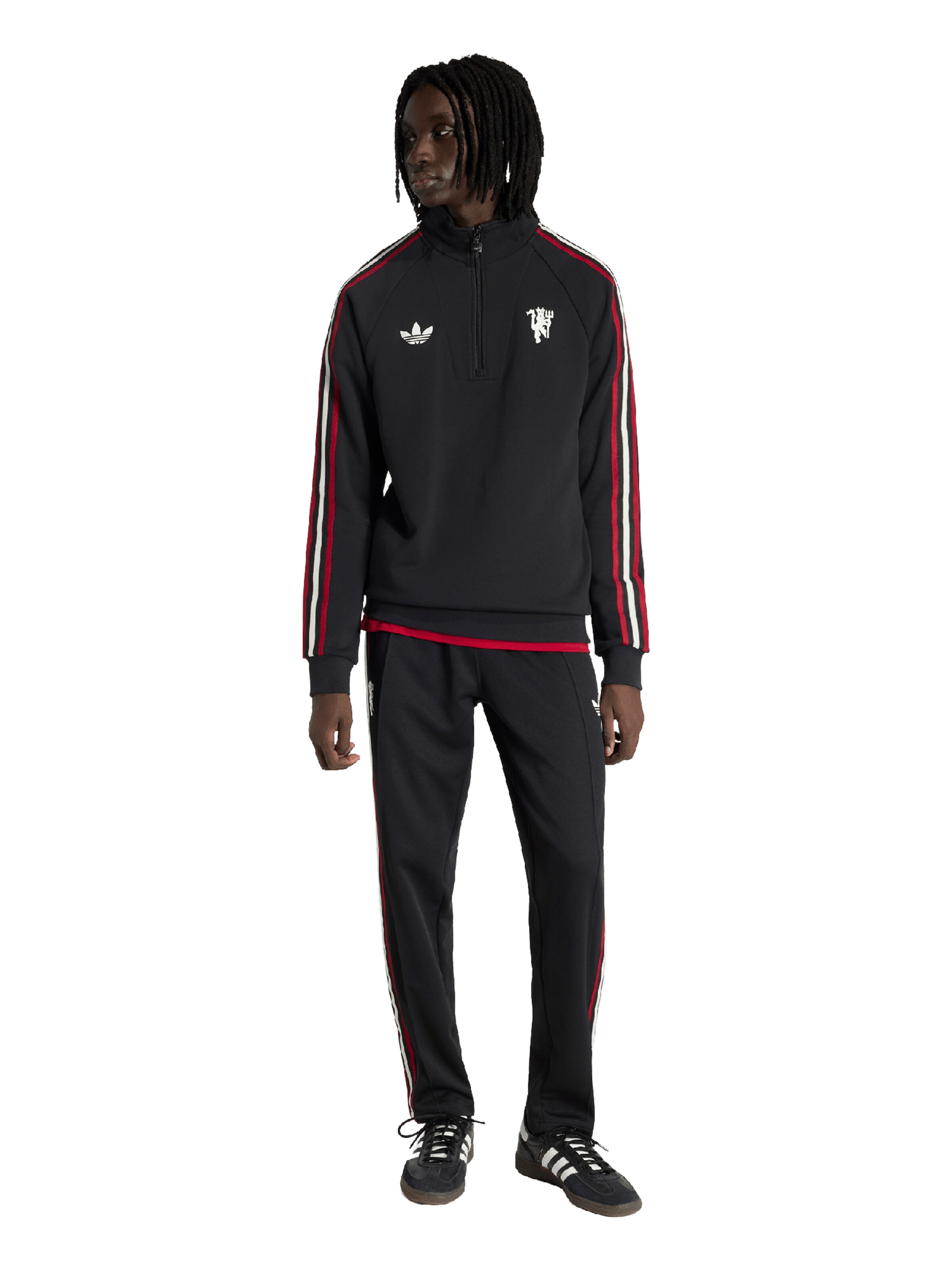 juoda ADIDAS PERFORMANCE Sportinio tipo megztinis 'MUFC'