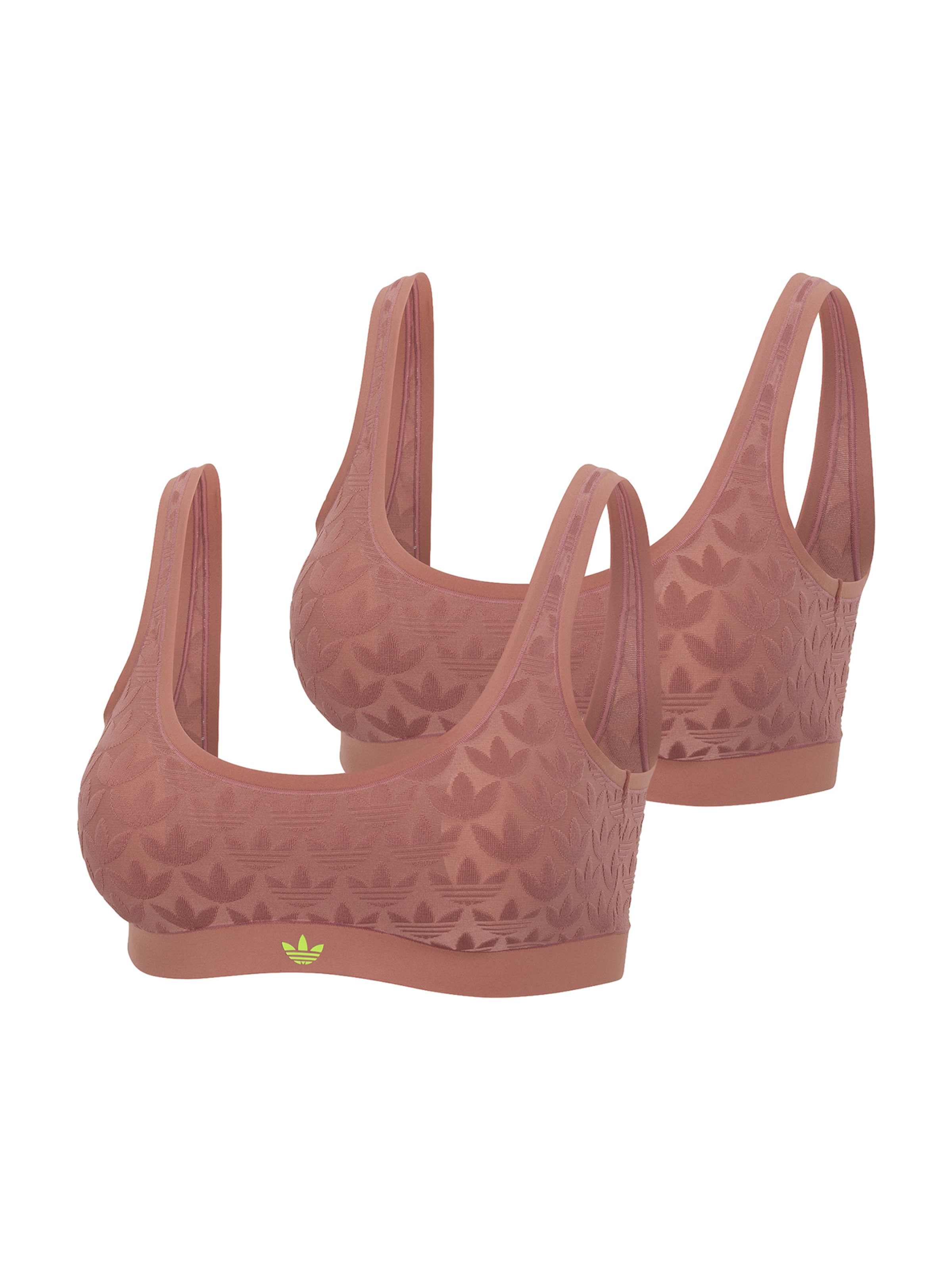 Soutien-gorge ' Terrot Flex ' ADIDAS ORIGINALS en marron : devant