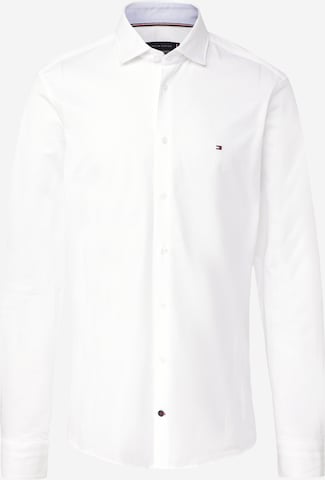 Tommy Hilfiger Tailored Klasický střih Košile – bílá: přední strana