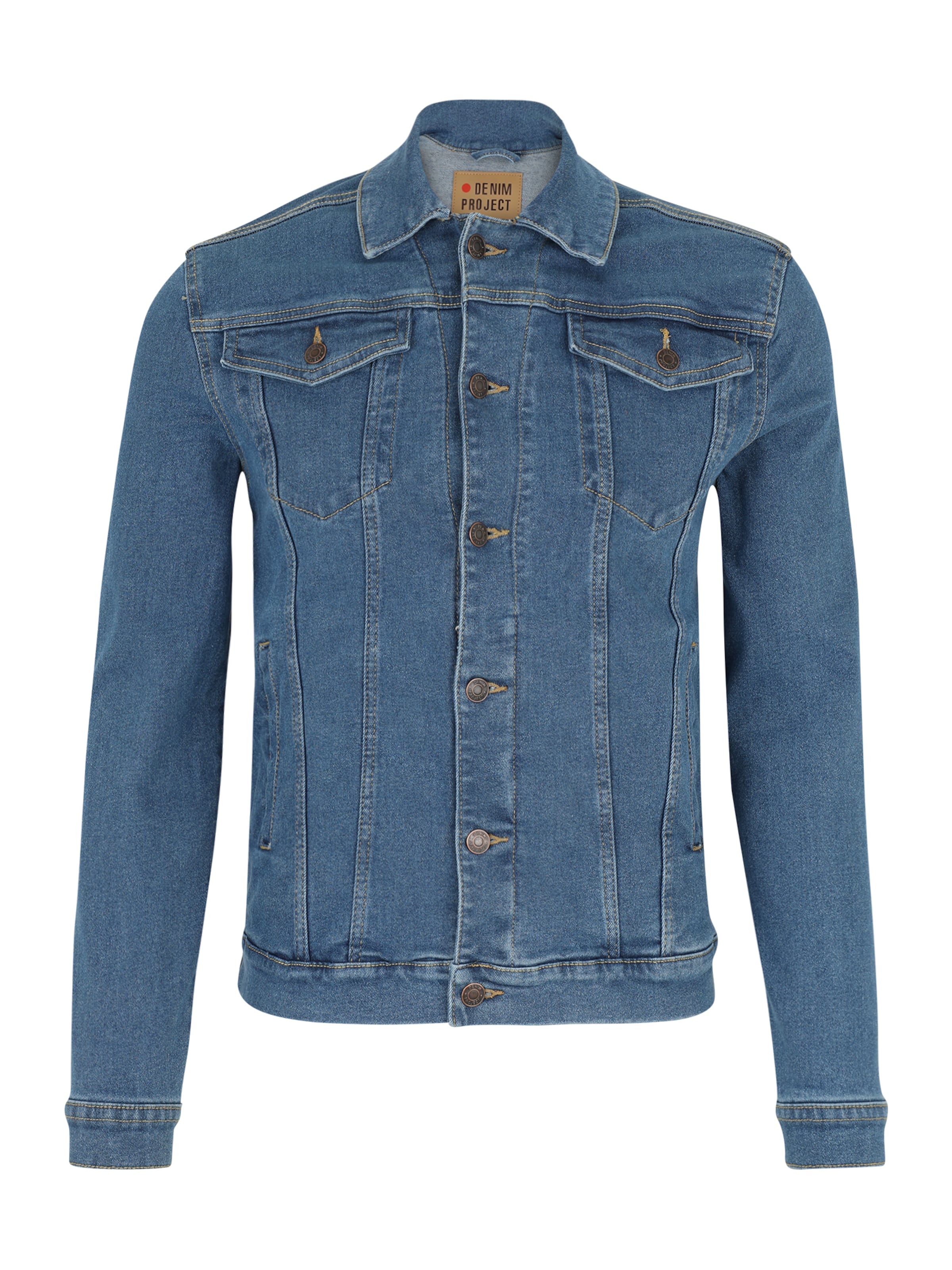 Denim Project Kevad-sügisjope 'Kash', värv sinine: eest vaates