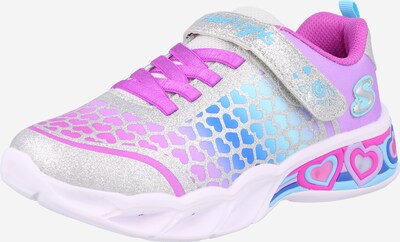 SKECHERS Sneakers in Aqua / Royal blue / Orchid / Fuchsia / Silver, Item view