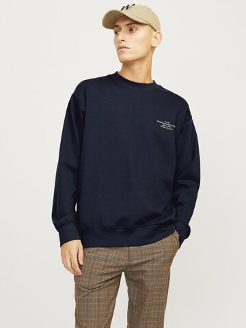 Sweat-shirt 'JPRCCCHAD' JACK & JONES en bleu : devant