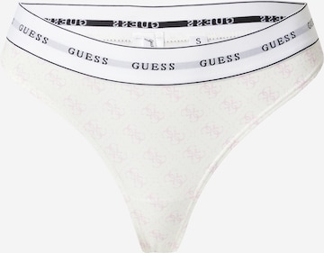 String di GUESS in bianco: frontale