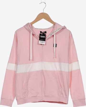 DKNY Sweatshirt & Zip-Up Hoodie in M in Pink: front