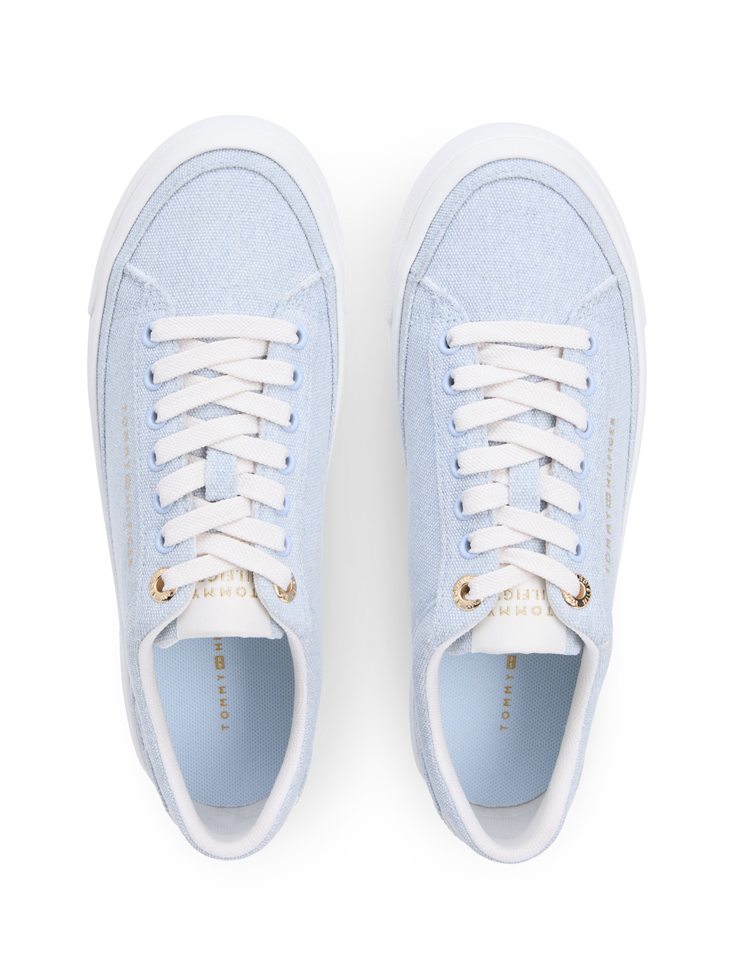 TOMMY HILFIGER Nizke superge | modra barva
