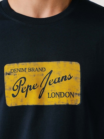 T-Shirt 'Suen' Pepe Jeans en bleu