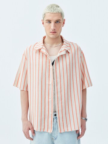 VAMOS CLO Overhemd in Beige: voorkant